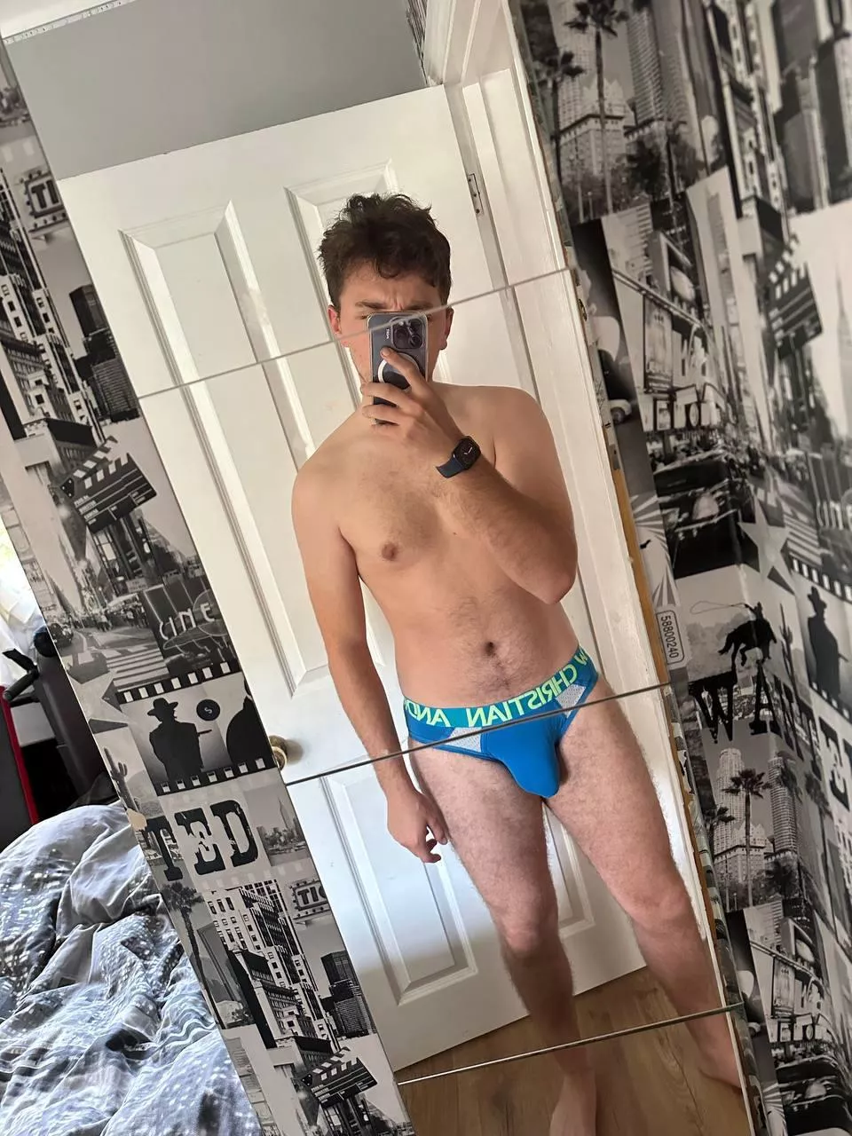 Packing in my Andrew Christian Trophy Boys