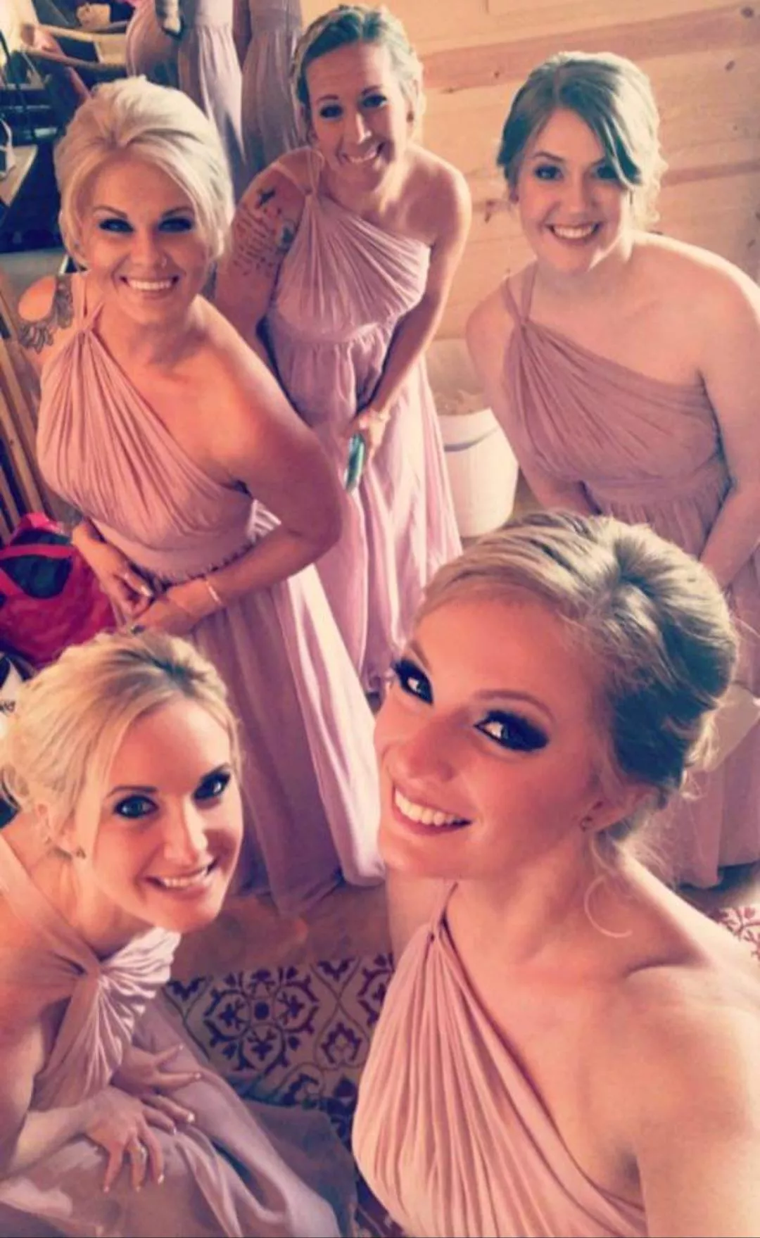 perfect, real bridal party