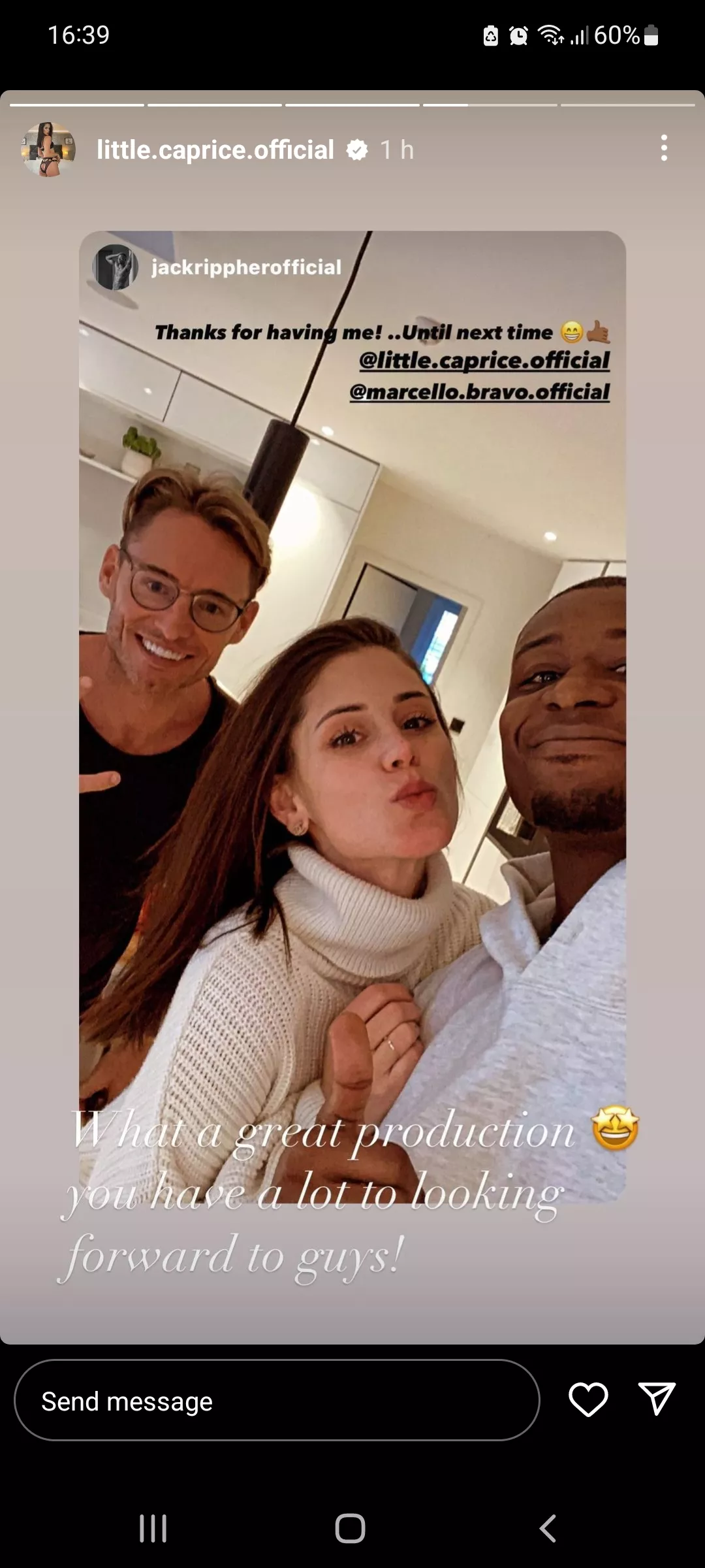 Possible upcoming scene