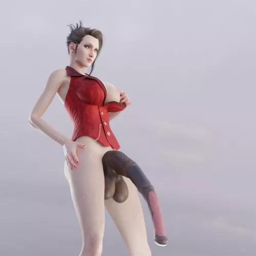 Scarlet is well endowed. [Final Fantasy] (TheCollectionWizard)