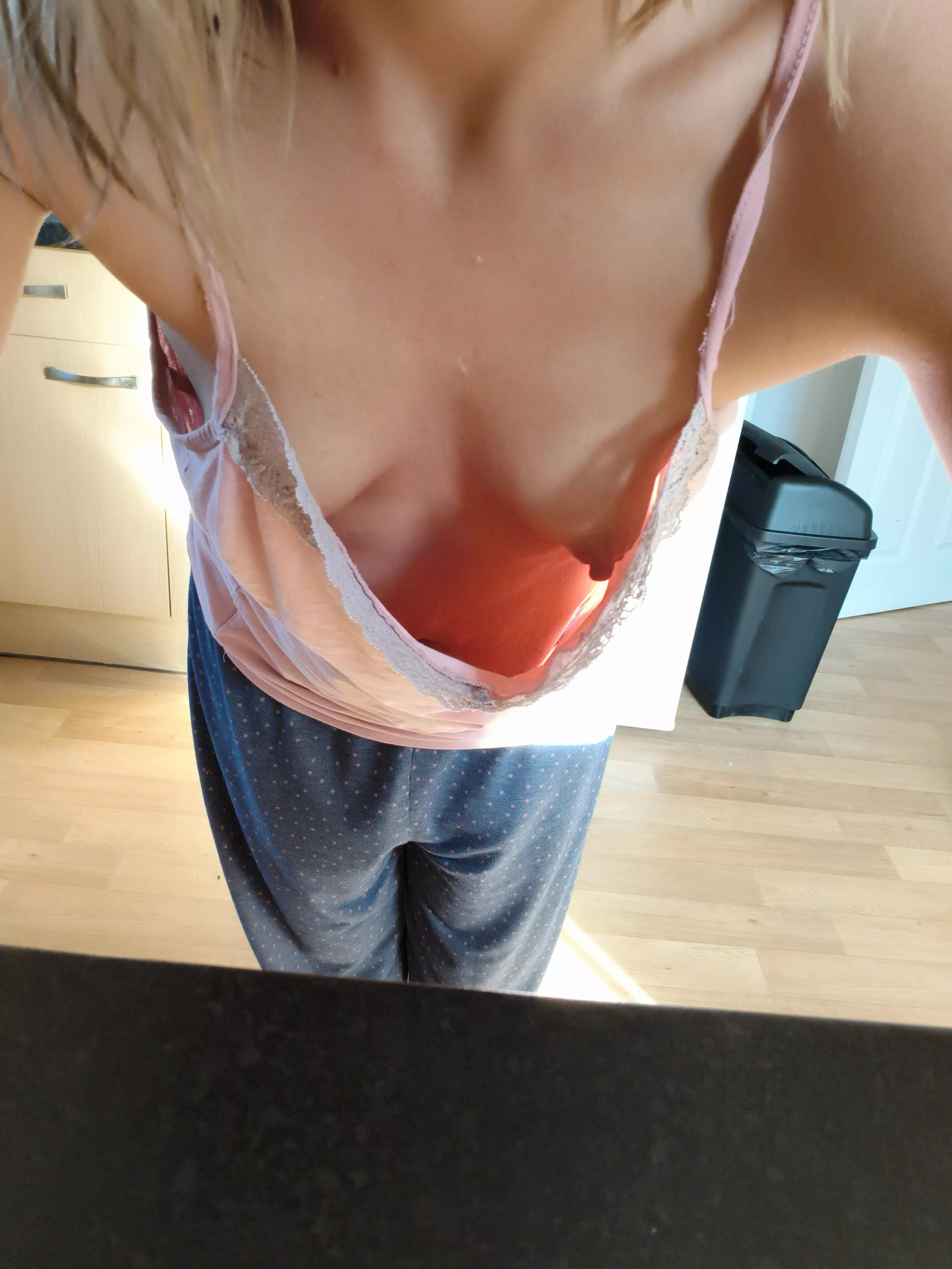 So I need to buy some tighter tops? x