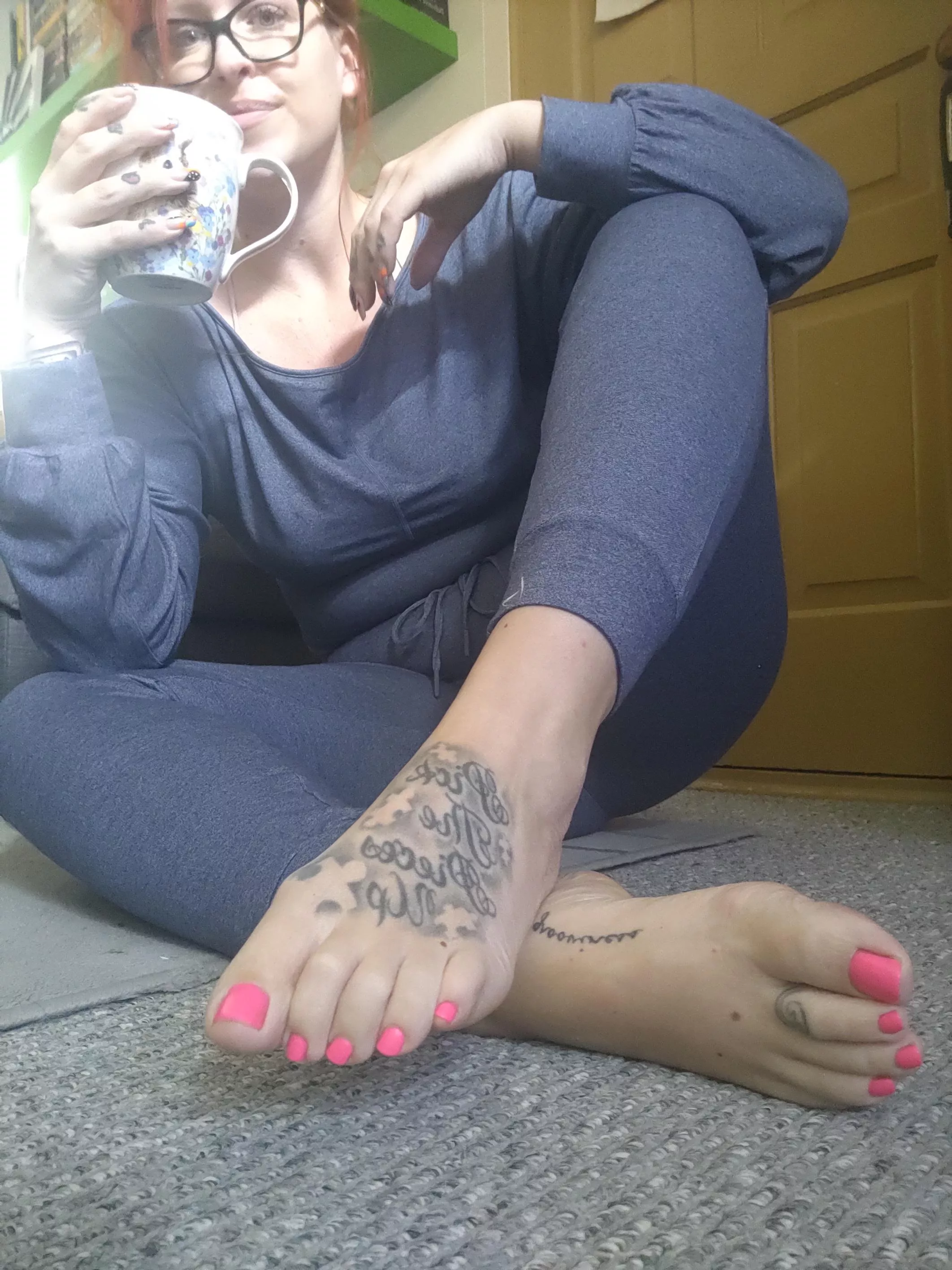 Some Tea? Or Some Toes ? 💝