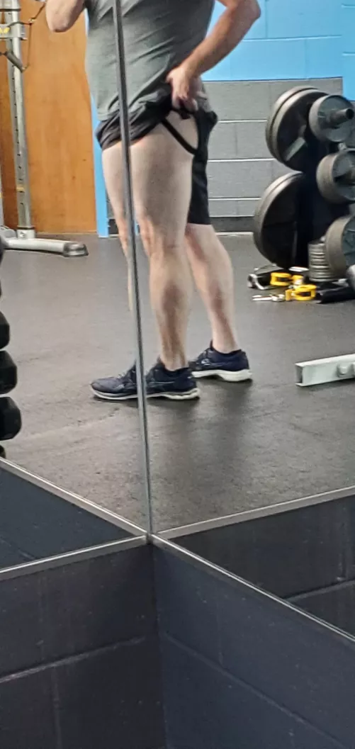 Strap out at the gym