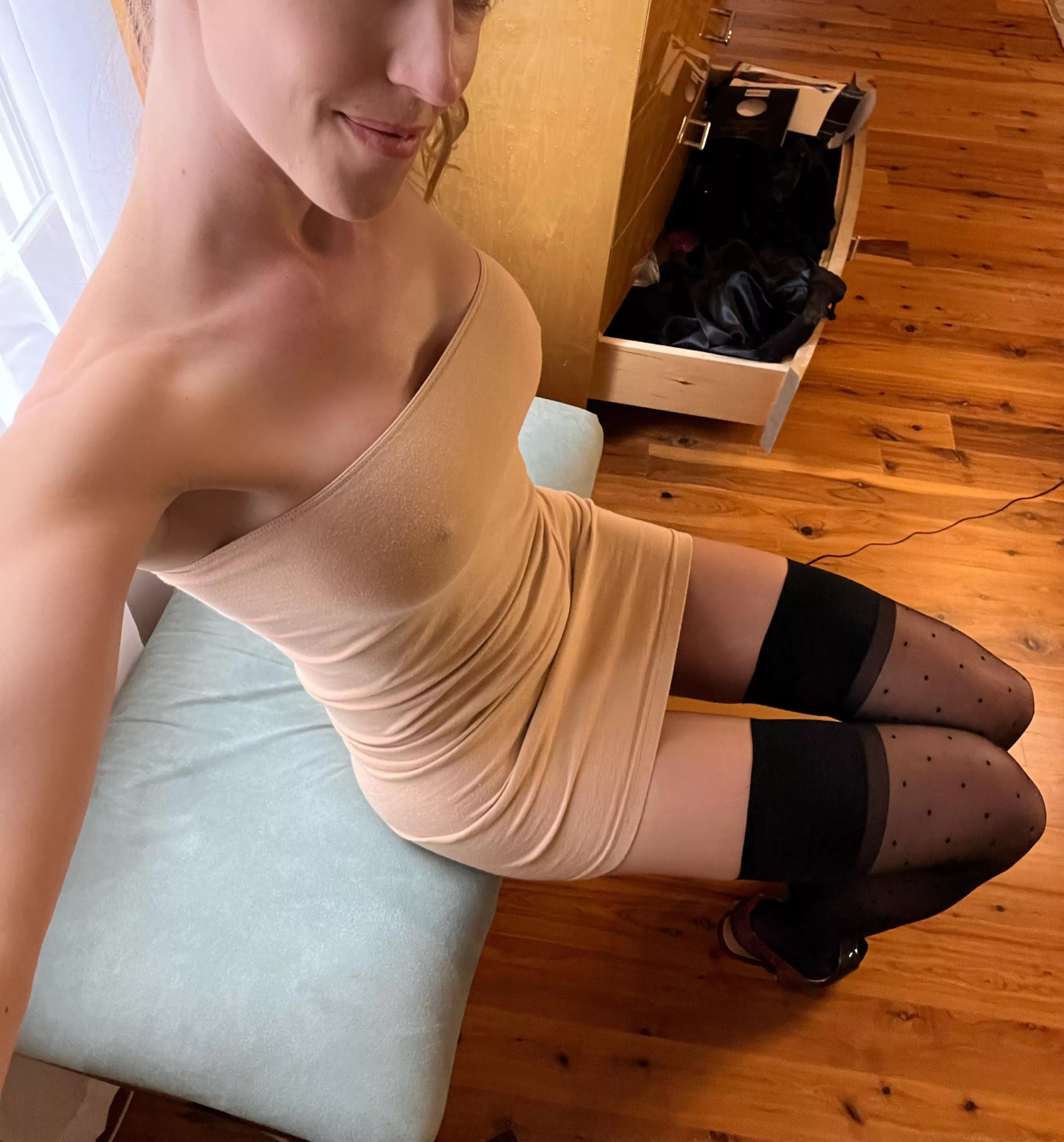 Thigh highs and thigh gaps were made for each other