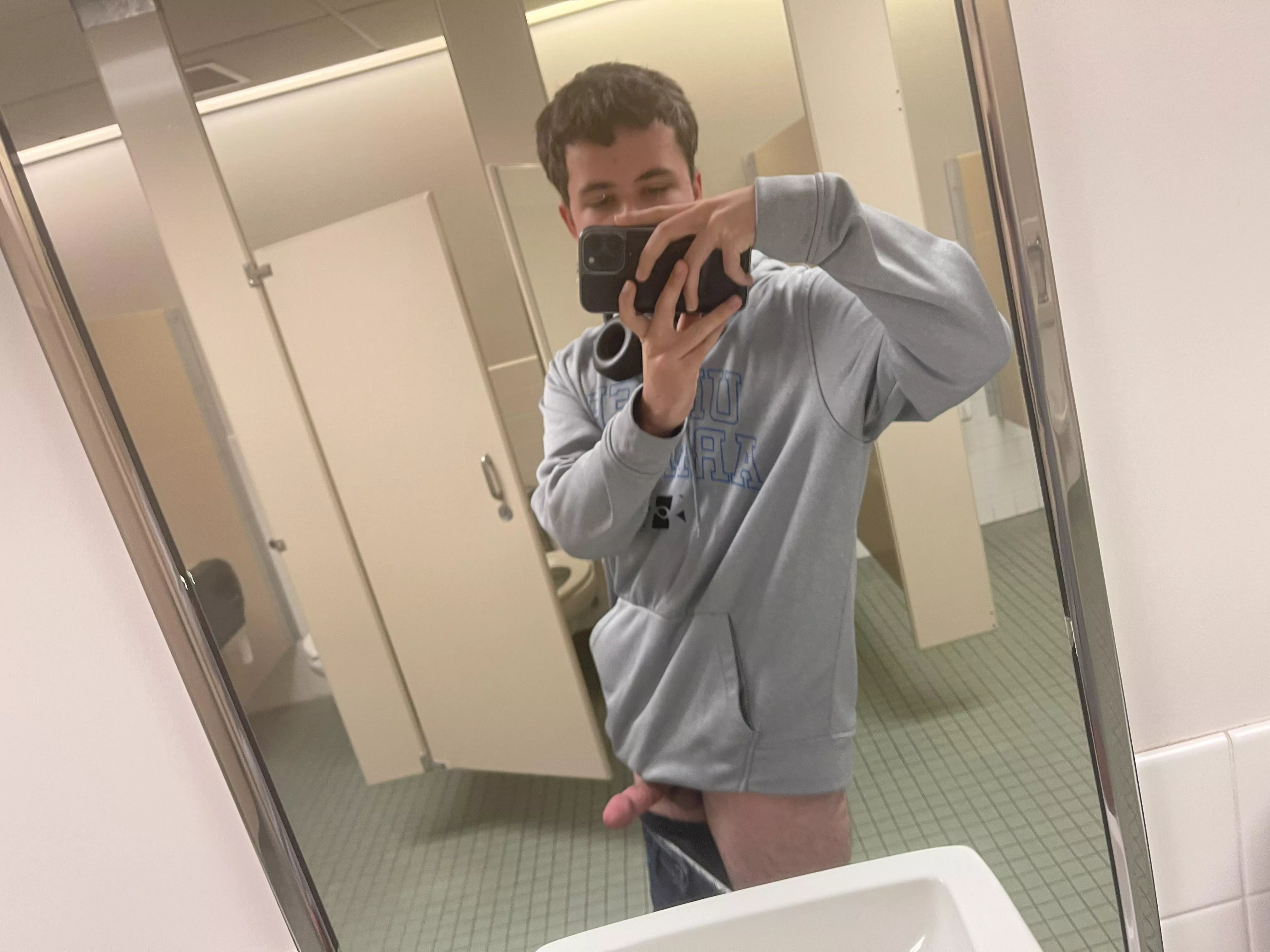 Took this photo real quick. Going to go fap in the stall after I post this.