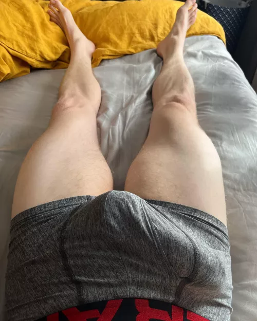 Trunks with a bulge and feet