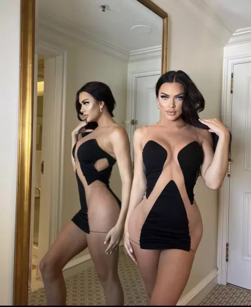 Very revealing dress