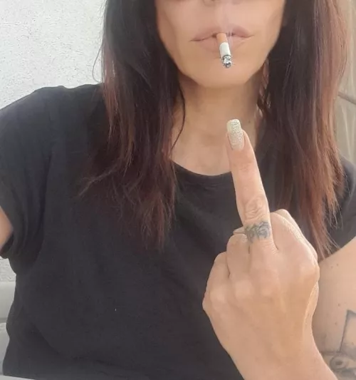 when they tell you, don't smoke ....