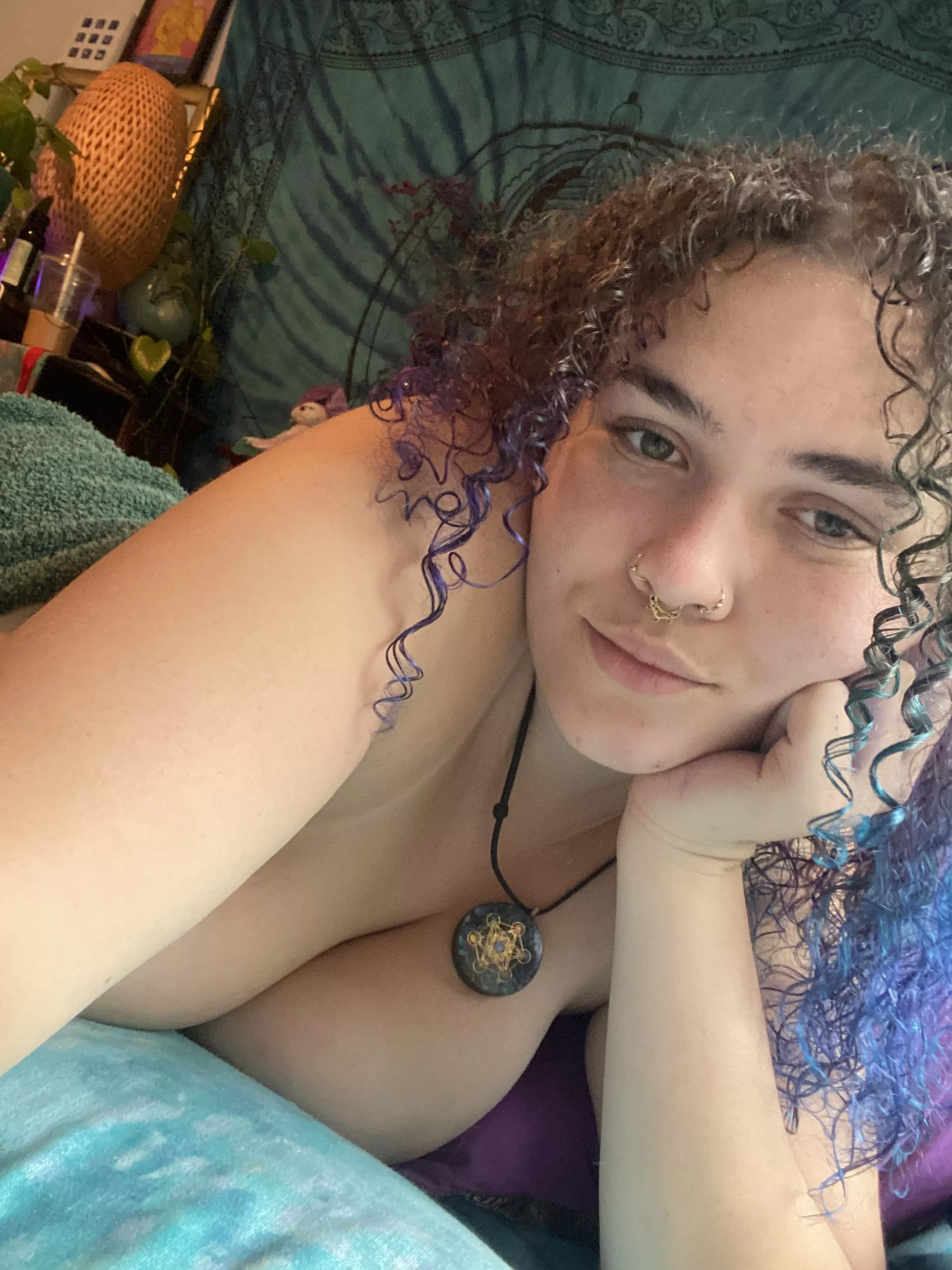 When you come over today, I want to start in bed. Just FYI.