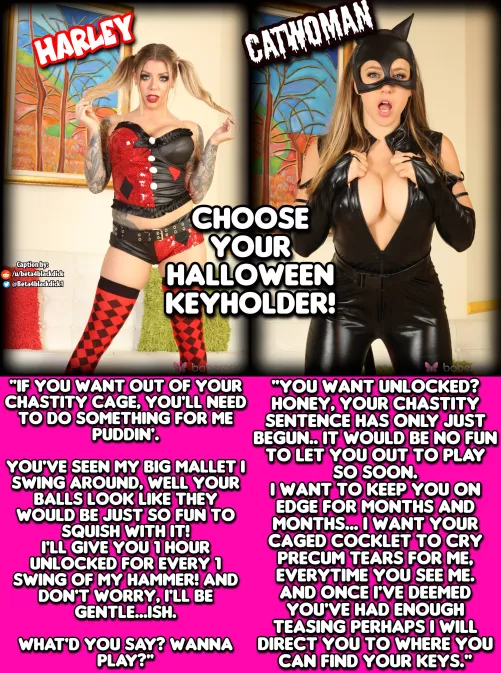 Who is your Halloween Keyholder going to be? 🔒