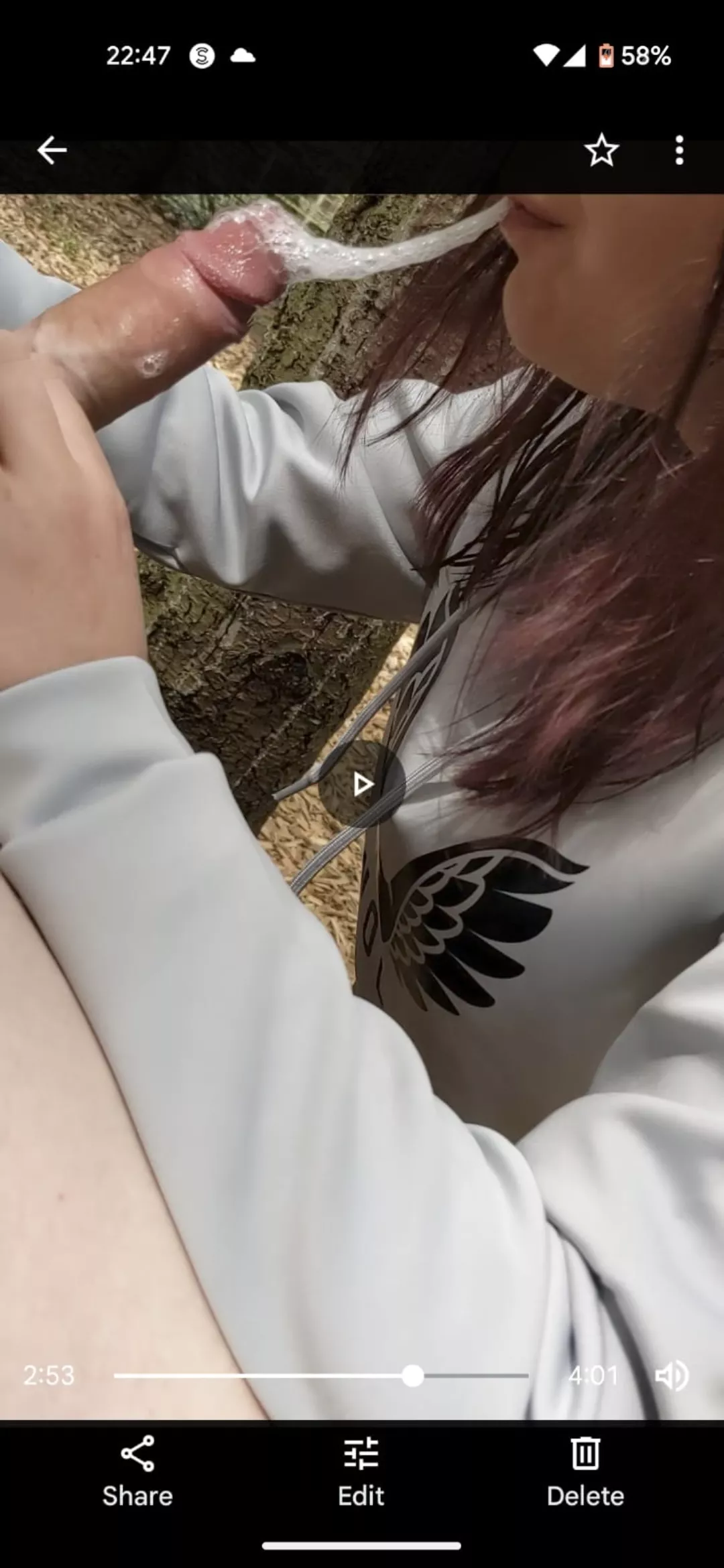 wife getting it sloppy