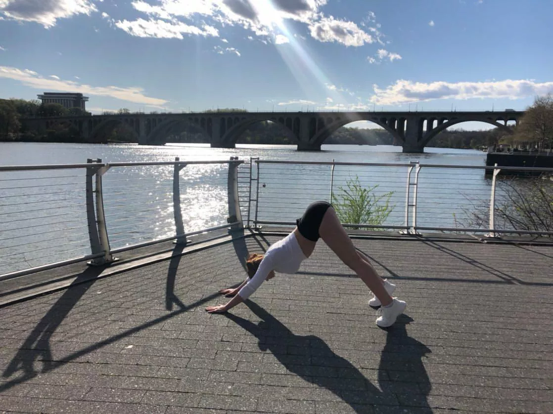 Yoga is making me so flexible