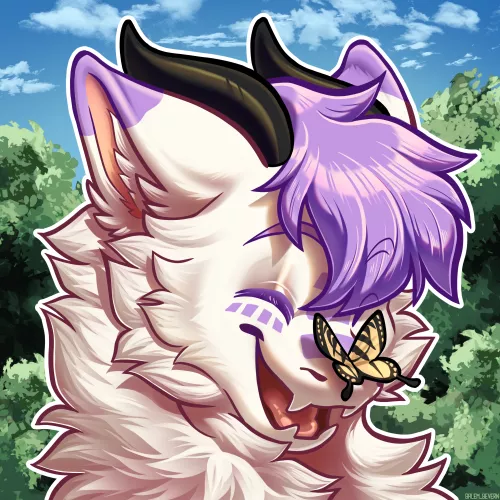 🦋boop🦋 Icon for @BishDergin (art by me @Salem_Severn on twitter)