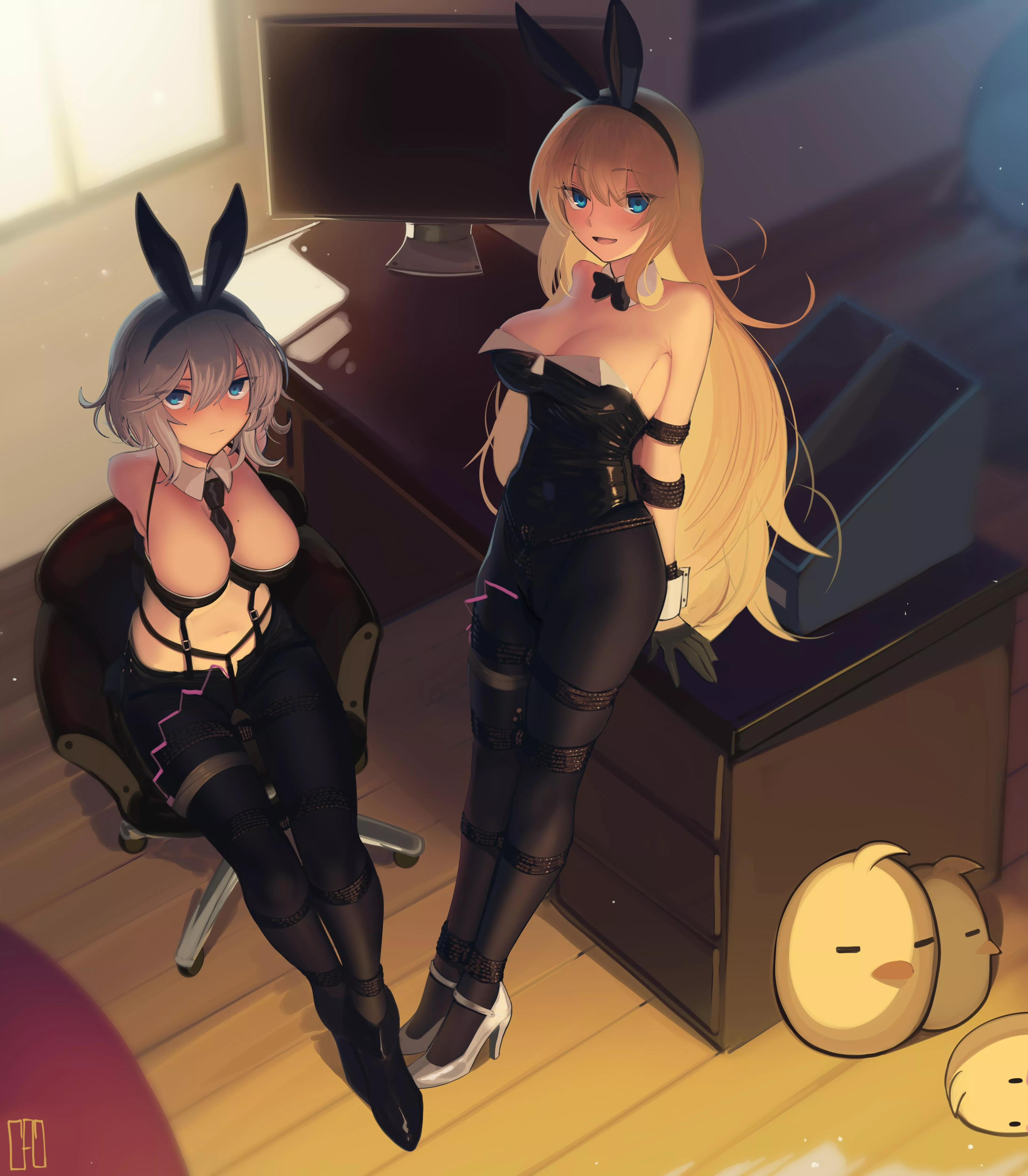 Bound bunny secretaries