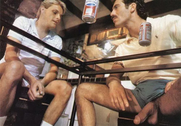 “Chad Douglas shows Corey Monroe his cock” …