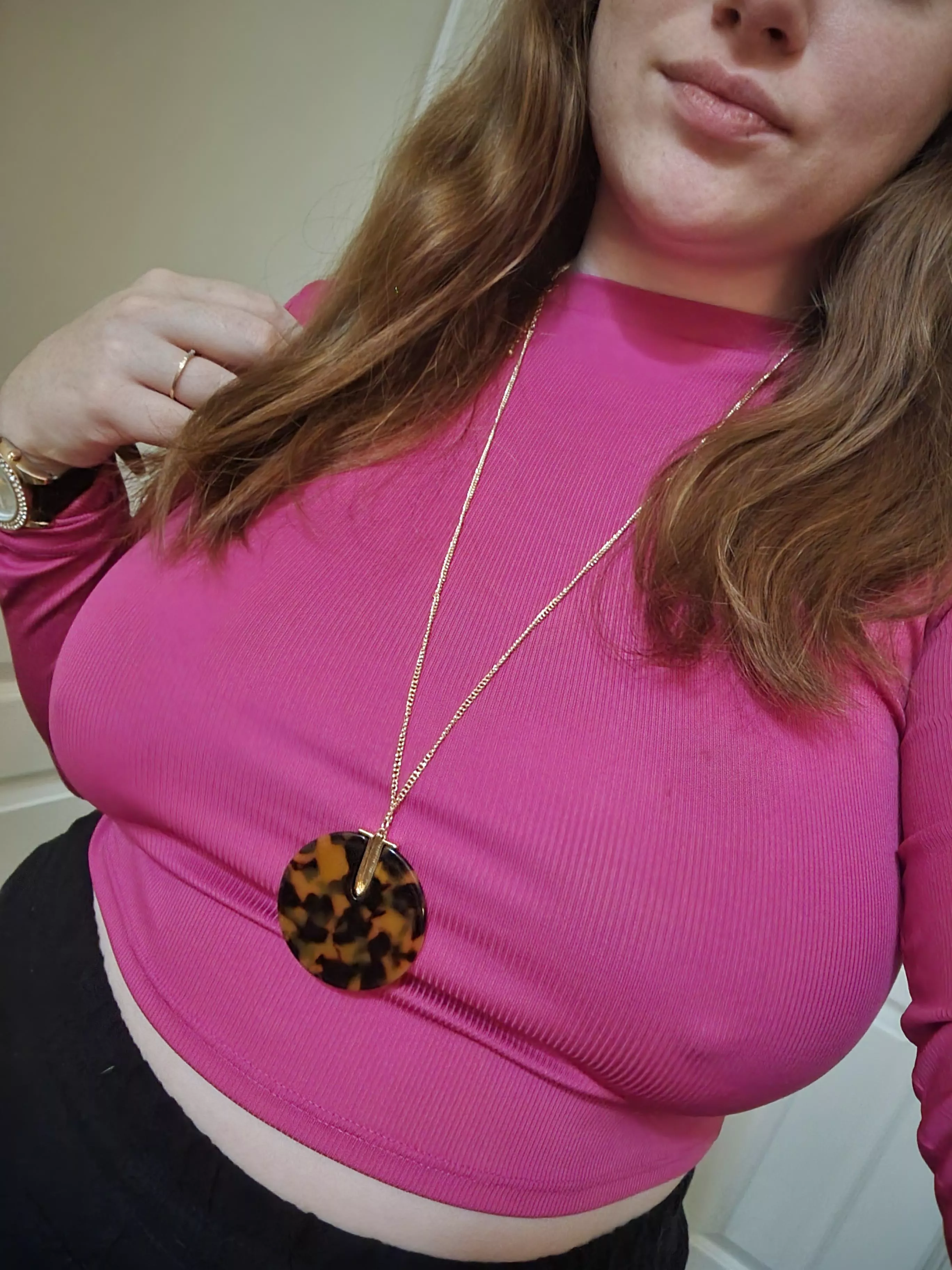 didn't even notice that my necklace is backwards