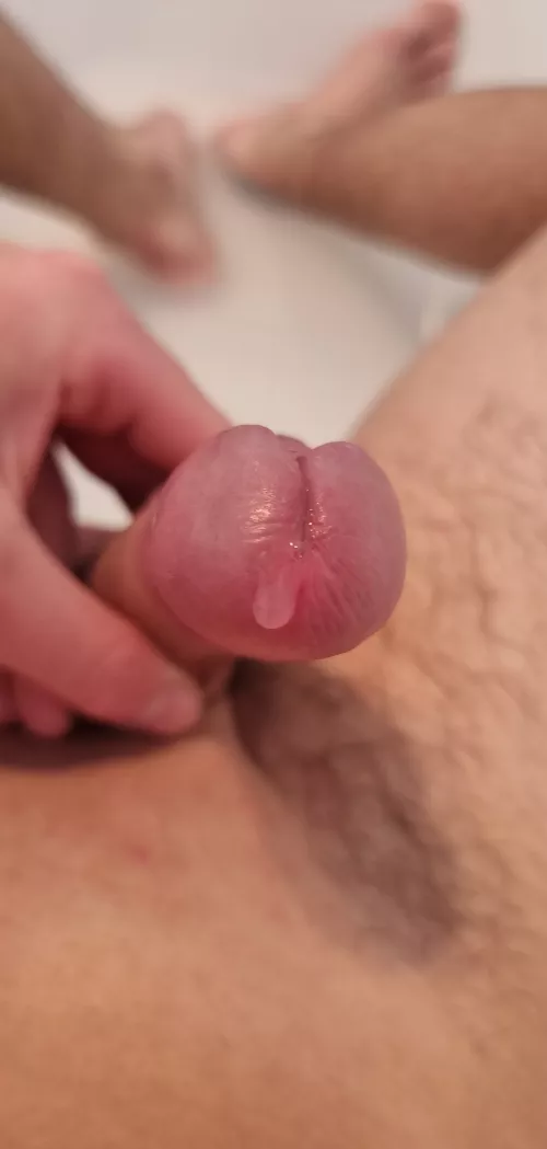 Feels so good to precum