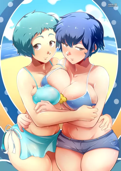 Fuuka Yamagishi and Naoto Shirogane (coca_00)