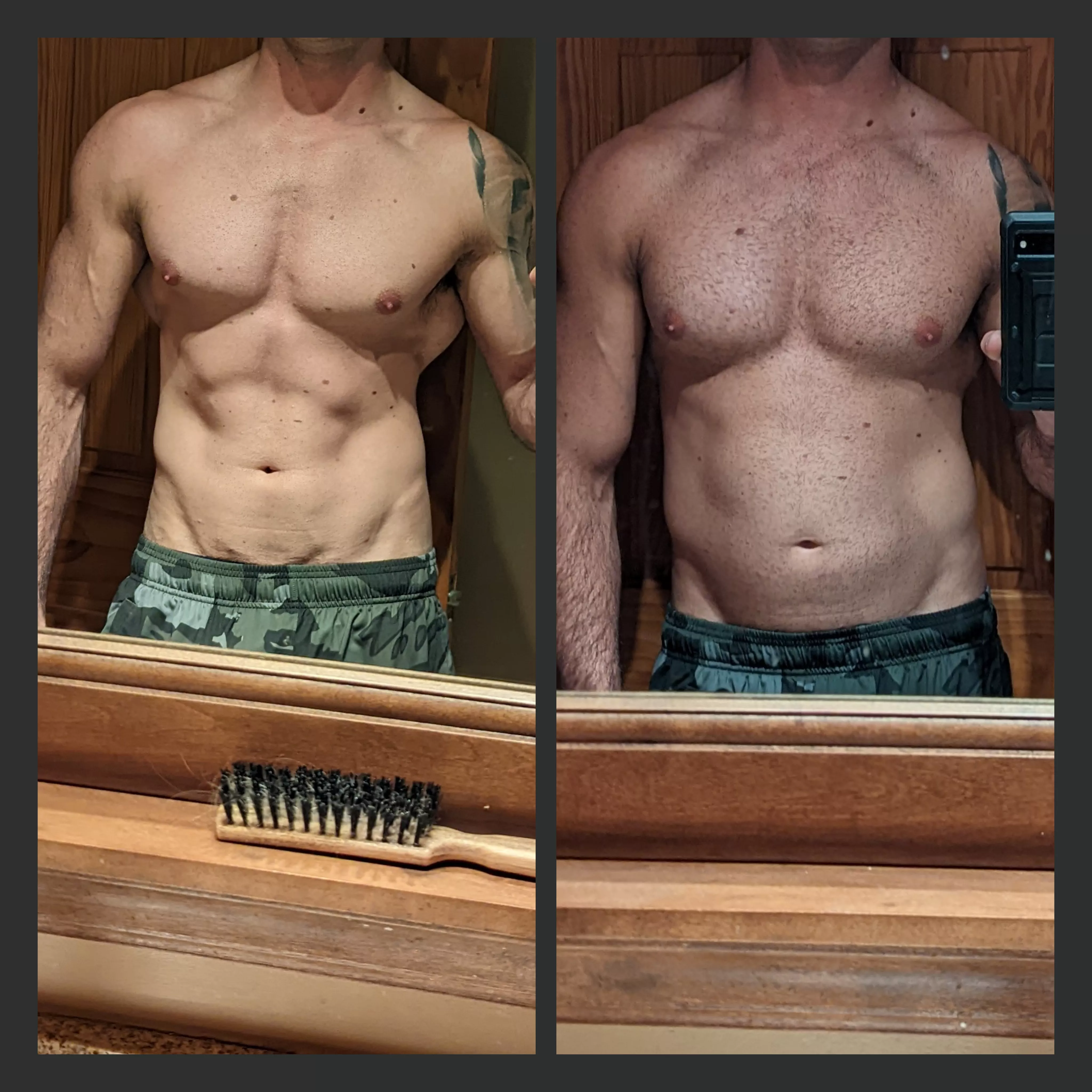 Going bear mode for winter, gonna grow out the chest hair and put in some more weight for winter? What do you guys think so far?