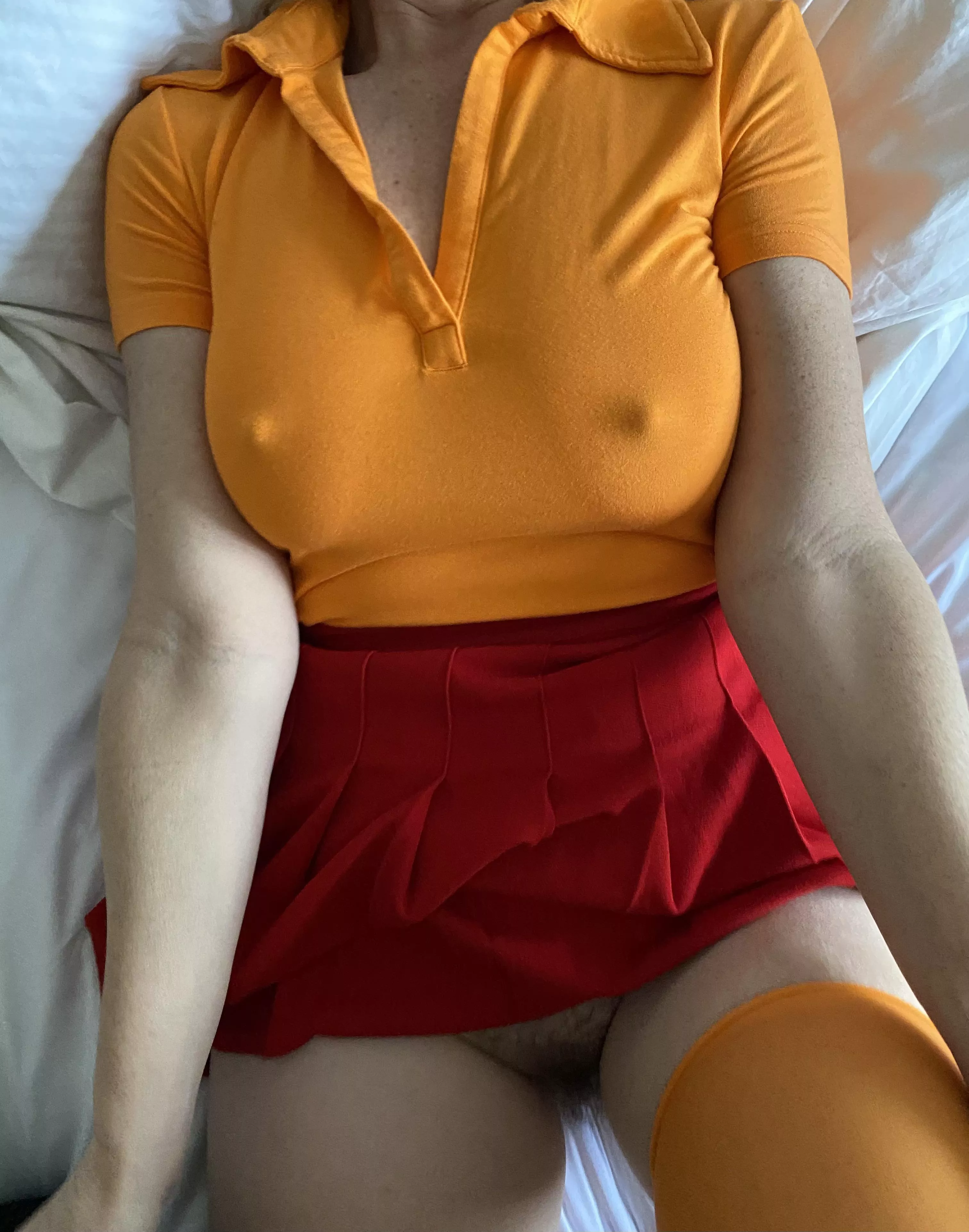 Going to a Halloween party tonight and thinking of wearing one of my outfits but I’m afraid of being recognized 😬😬