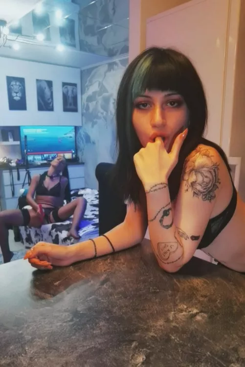 goth barbie dream in reality 💘💘