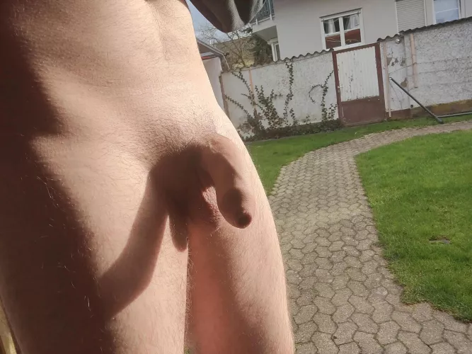 gotta let him breathe while working in the yard