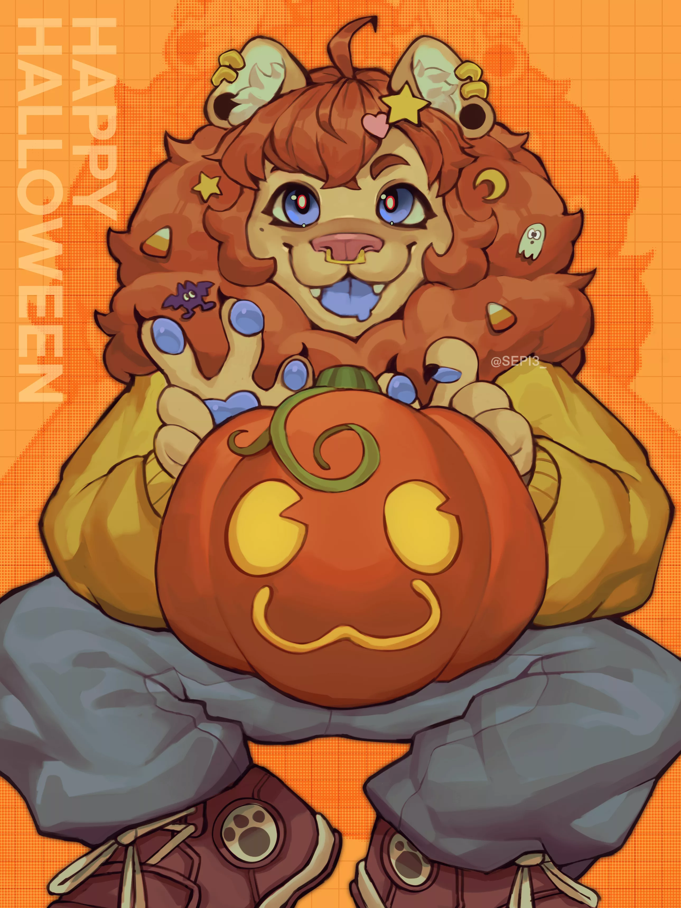 HAPPY HALLOWEEN !! 🎃 (art and character by me)