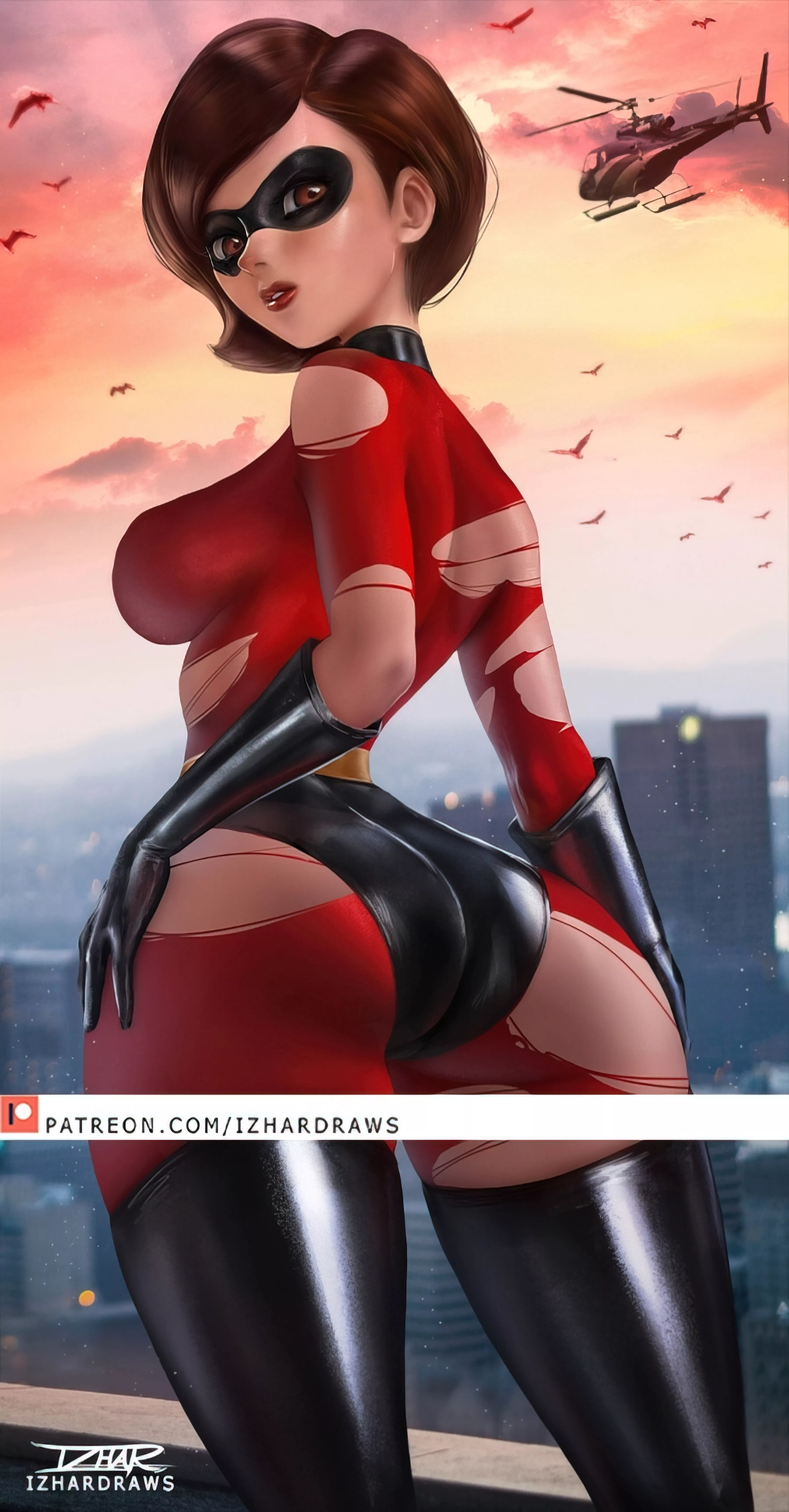 Helen Parr - Elastigirl - (The Incredibles) - [IzharDraws]