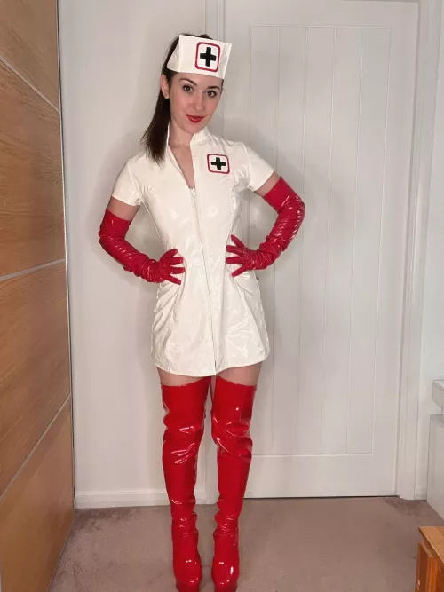 I feel like this PVC outfit looks so much better with the boots