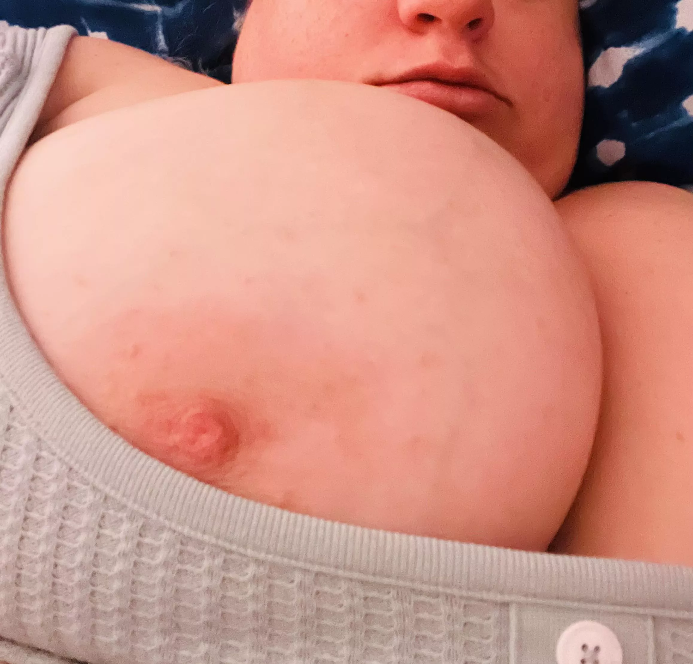 I guess being suffocated by my own tits isn’t such a bad way to go.