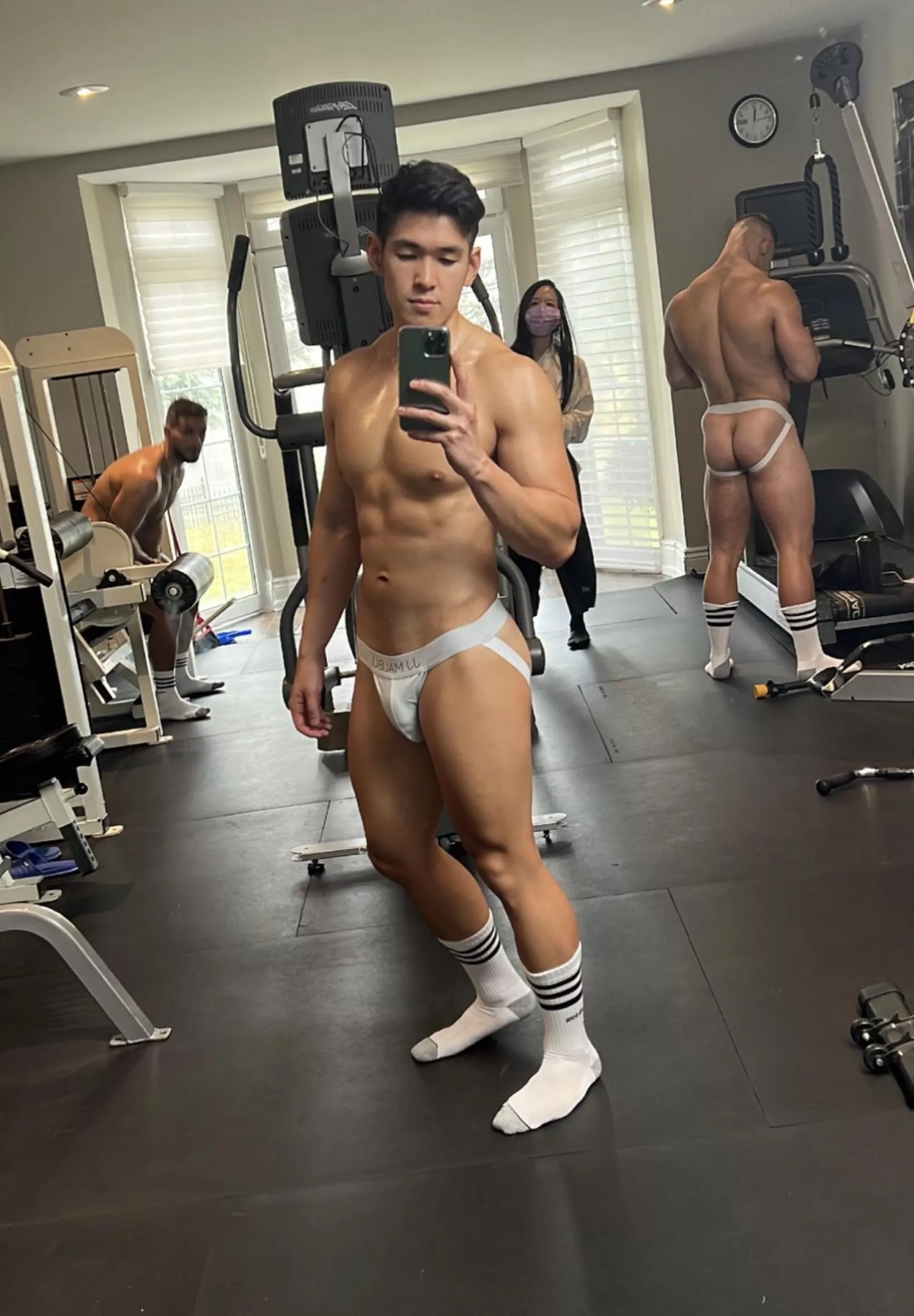 Jockstrap gym time