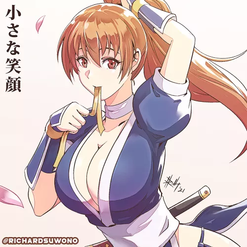 Kasumi's a Cutie that's both Spunky & Busty! (RichardSuwono) [Dead or Alive]