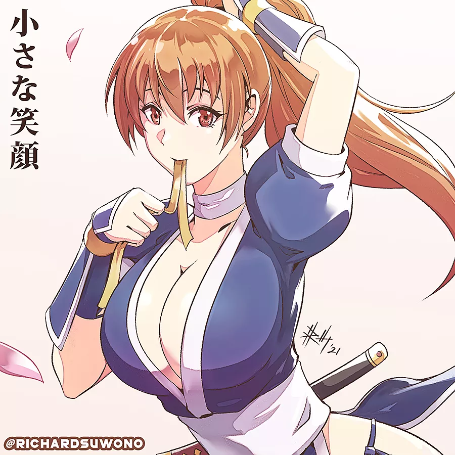 Kasumi's a Cutie that's both Spunky & Busty! (RichardSuwono) [Dead or Alive]