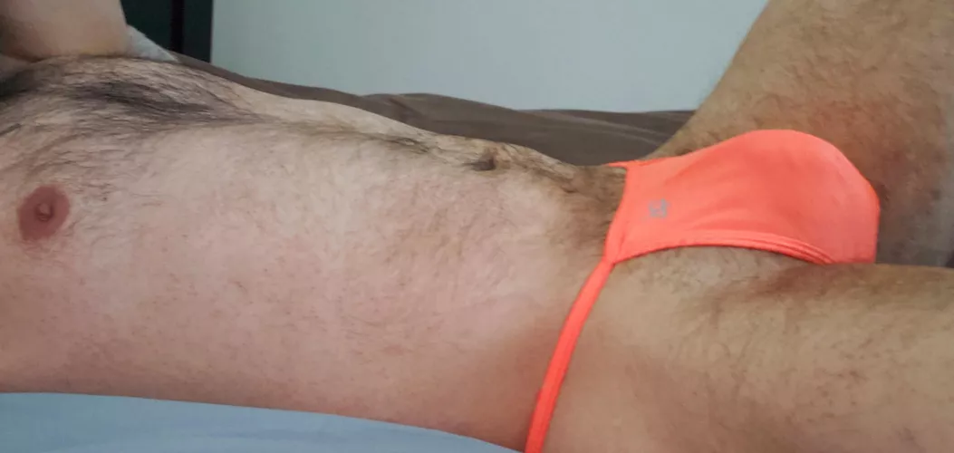 M 27. First thong, and it feels amazing