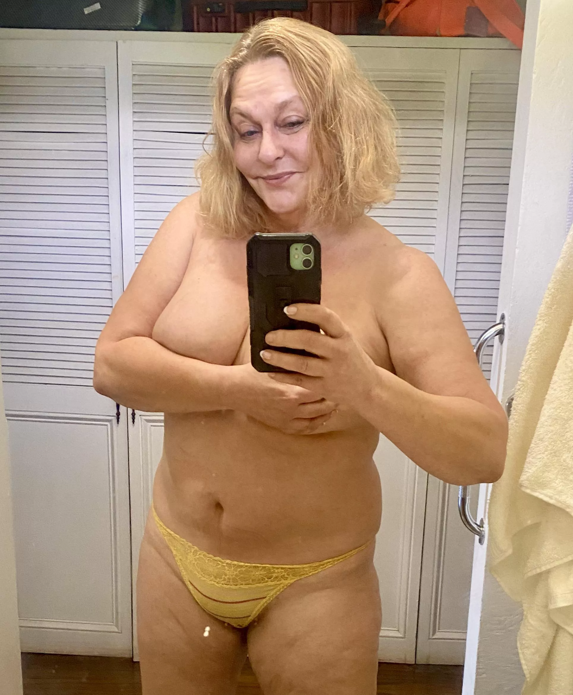 My cougar body is yoga fit!