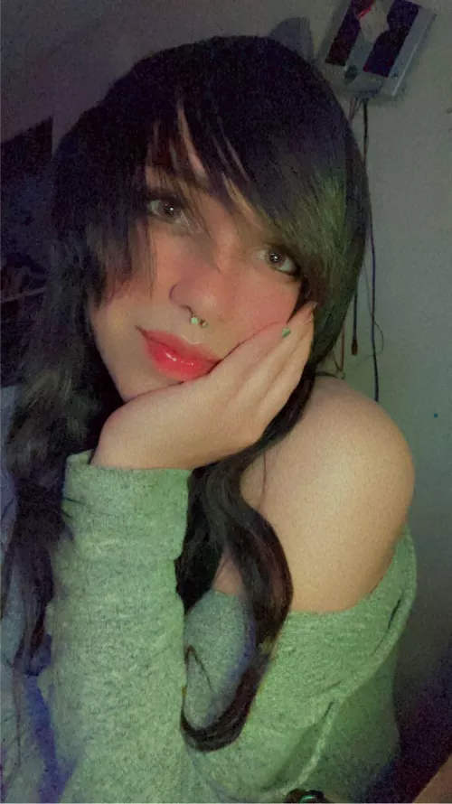 One more for Femboy Friday 🖤 Fun fact: I was born on a Friday