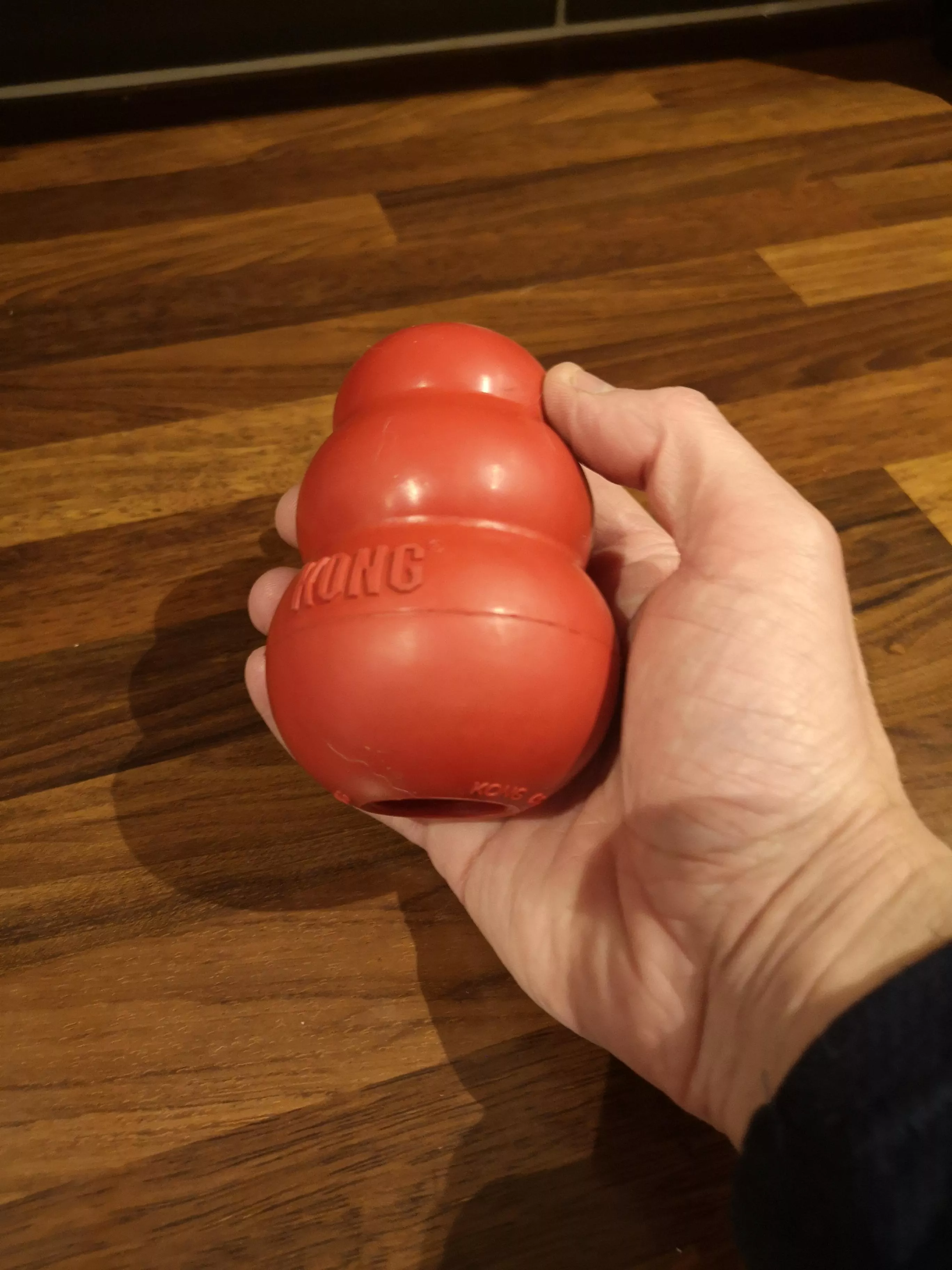 One of the benefits having large dog breeds... ; They have their own toy collection, and I can, well you know 🤣