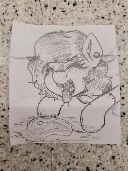 pov u give them meat >;3 (my art)