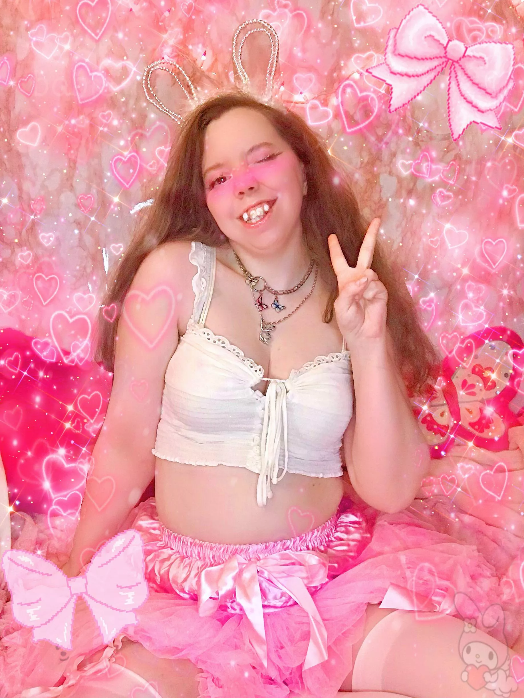 Pretty pink bunny!✧*̥₊˚💞🐰