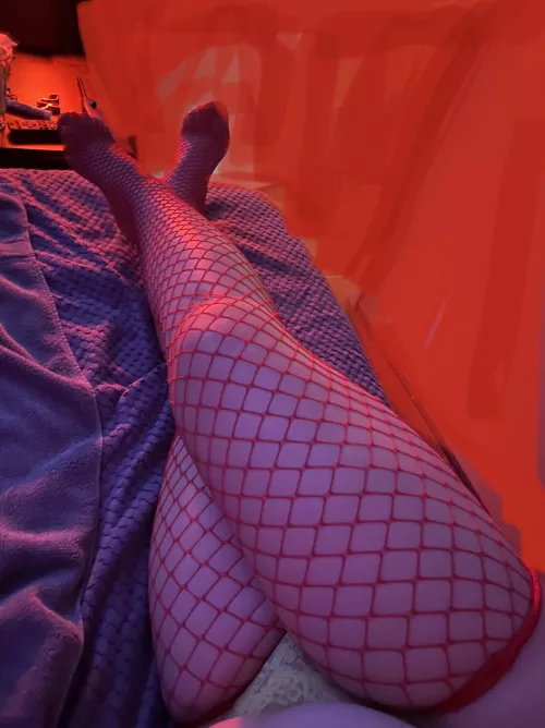 Red fishnets