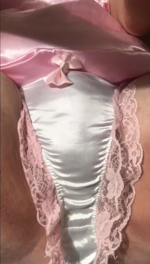 Satin and lace
