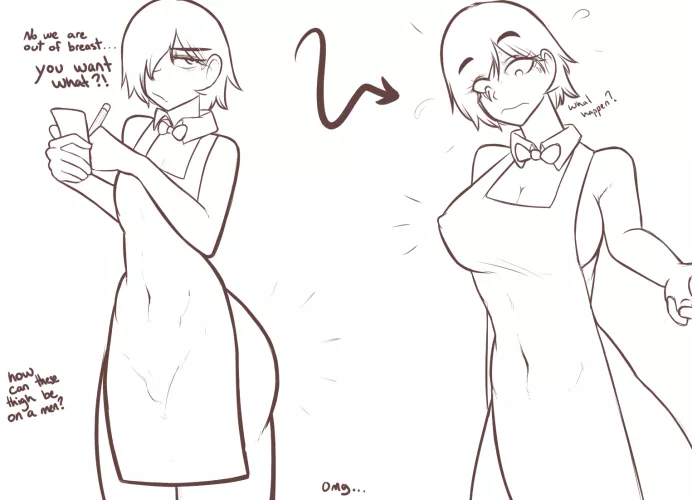 Server take special's order (Only lines)(OC)