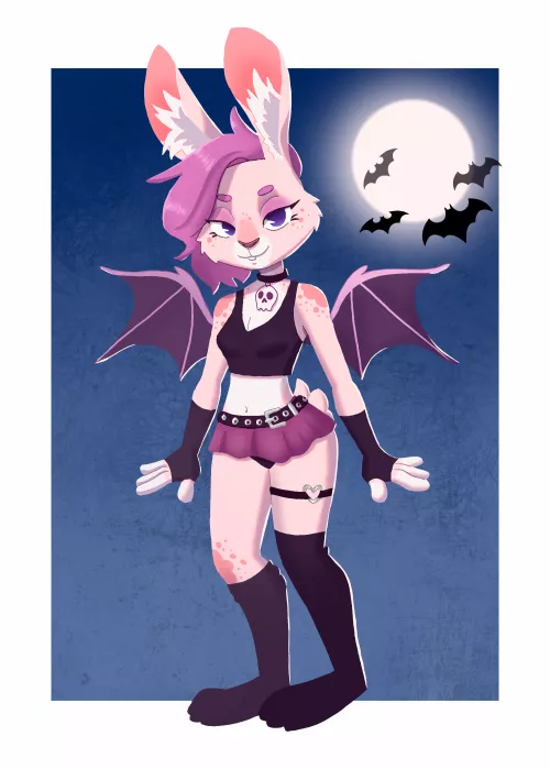 spooky girl on spooky season in a spooky outfit (@pearrrlxyz on twitter)