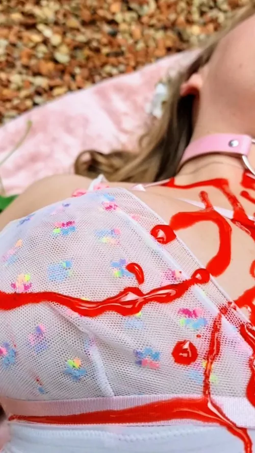 strawberry sauce 🍓