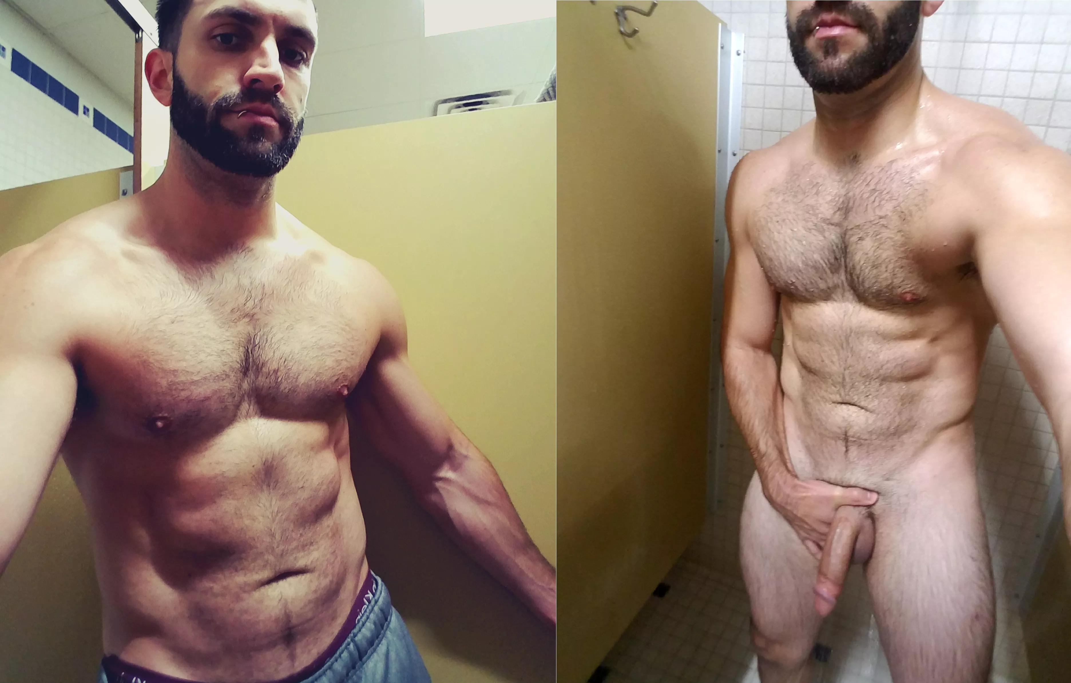 Things my clients don't get to see in the gym shower 🤫😉