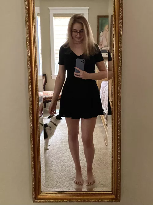 This dress really highlights my legs! (F24)