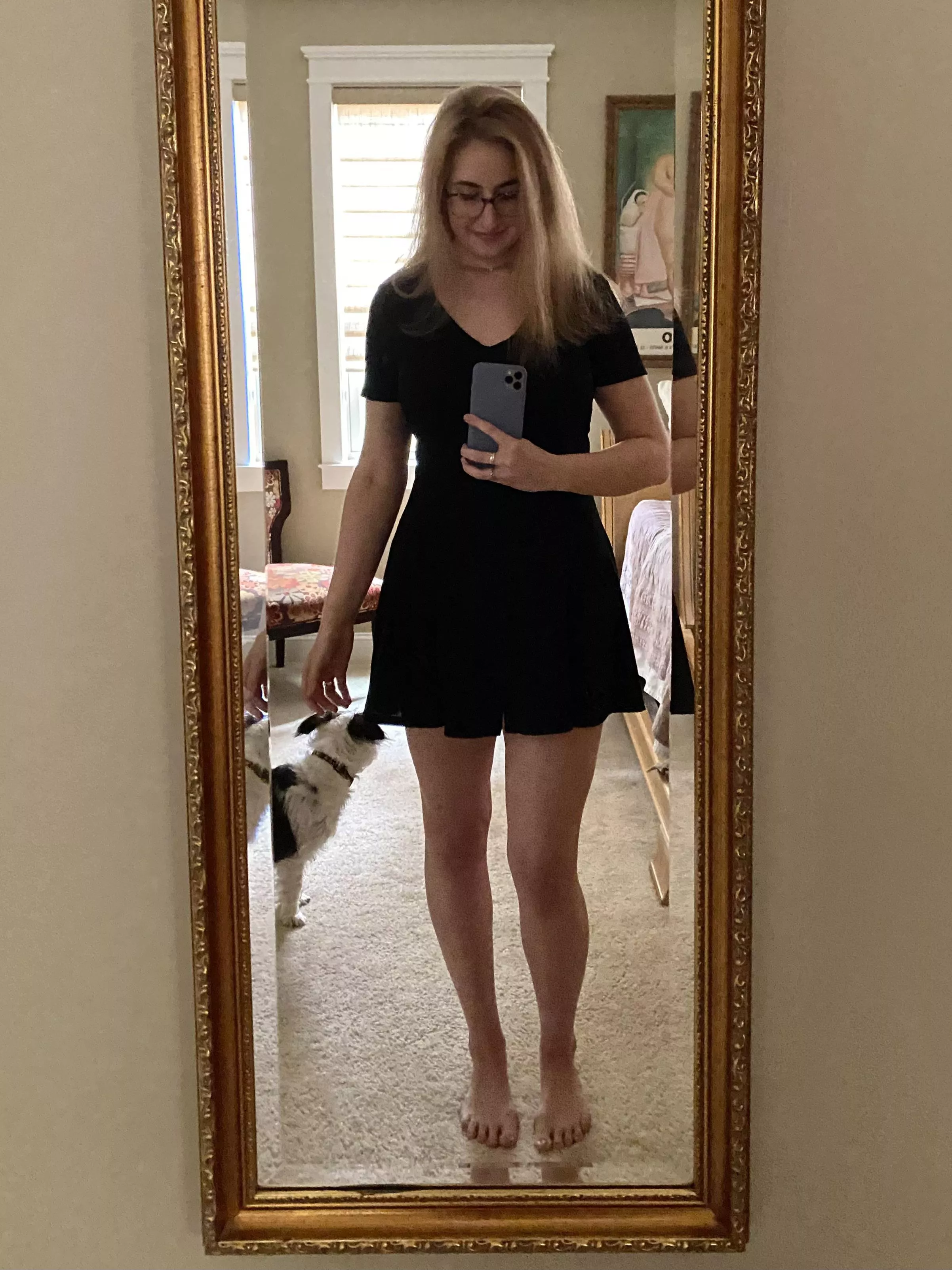 This dress really highlights my legs! (F24)