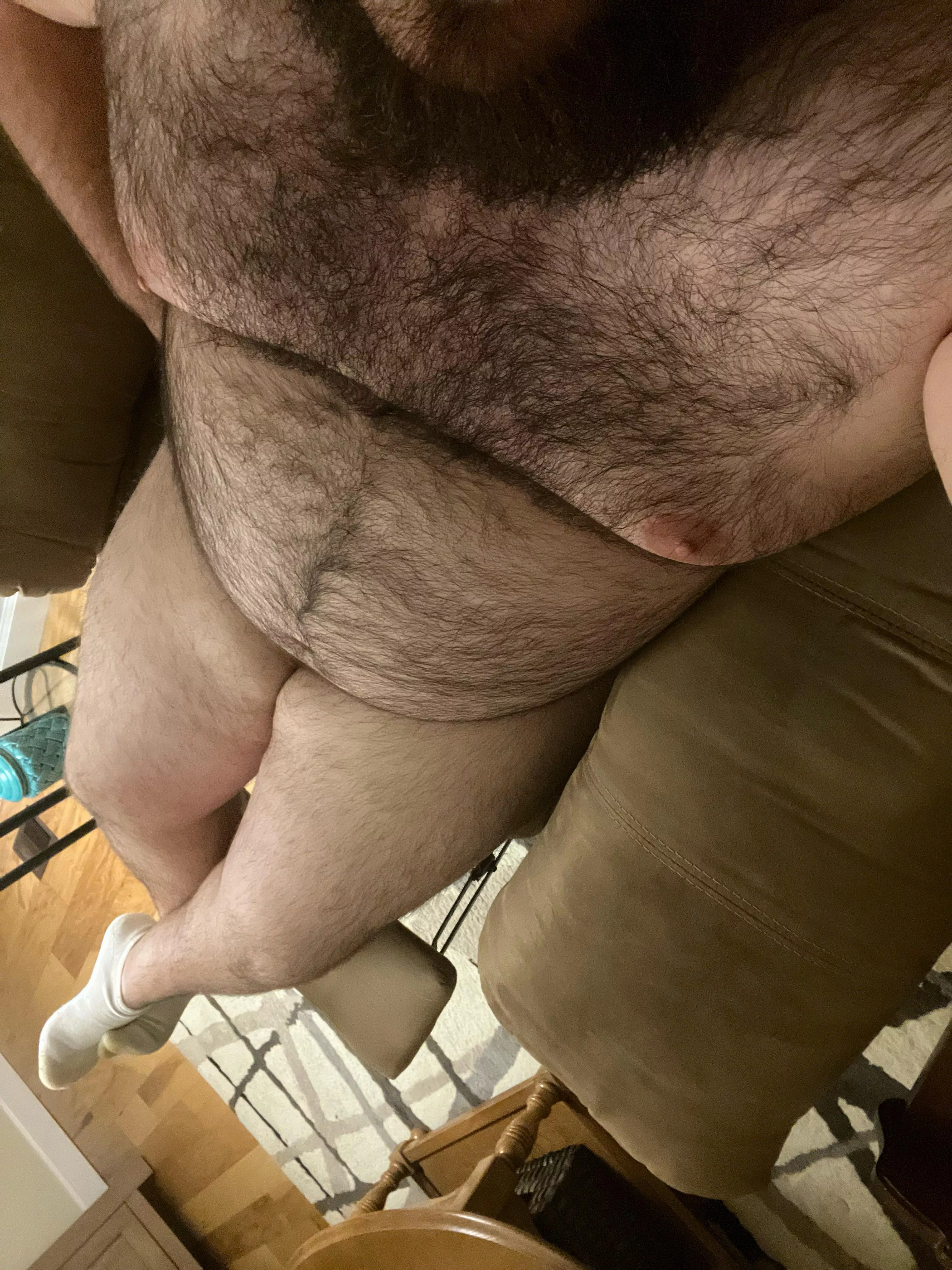 This is how I’m going to sleep tonight… however he is currently a bit am excited so he’s hidden out of frame. He just needs a little relief then he’ll be set.