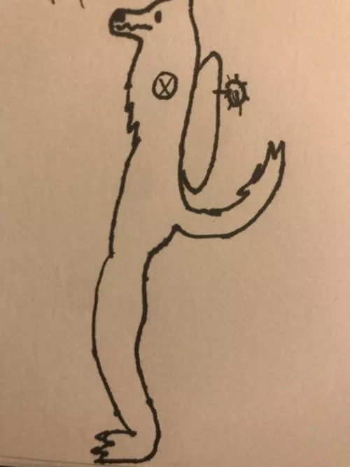 This is my first sona and he’s a marine biologist wolf! He needs a name, any ideas?