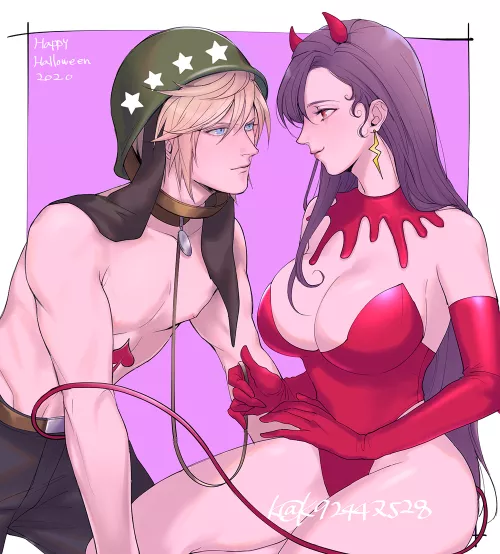 Tifa And Cloud Halloween Fun (Mugikoma)